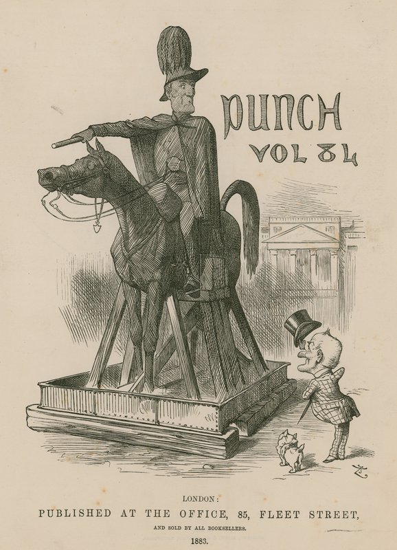 Duke of Wellingtonin patsas Hyde Park Cornerista Lontoosta tekijältä English School