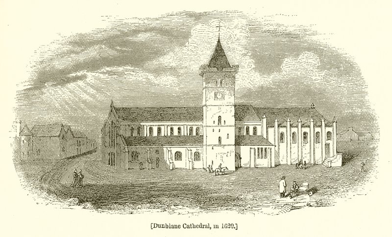 Dunblanen katedraali vuonna 1620 tekijältä English School