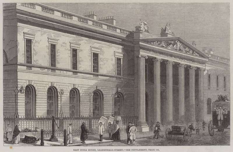 East India House, Leadenhall-Street (kaiverrus) tekijältä English School