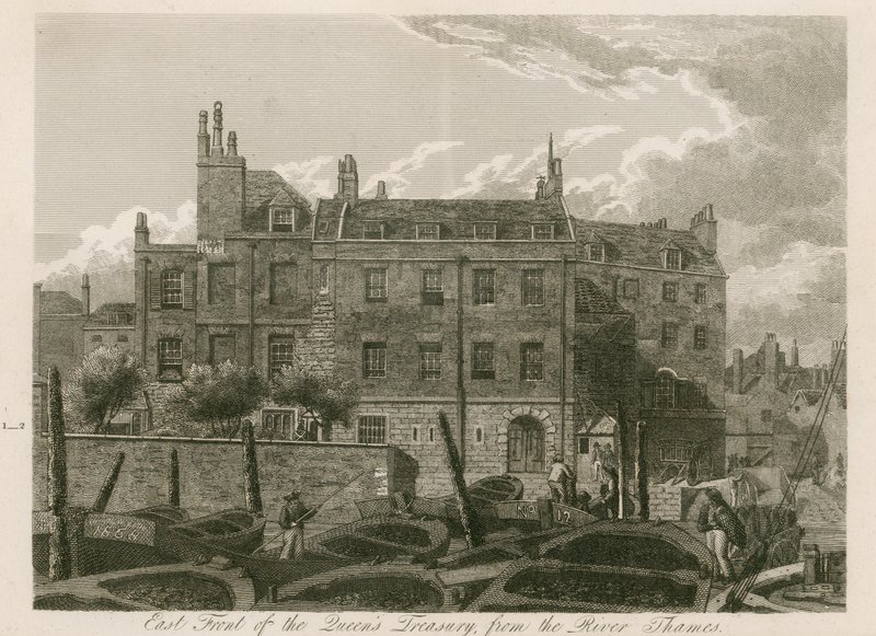 Queens Treasuryn itäpuolella, Thames-joelta tekijältä English School