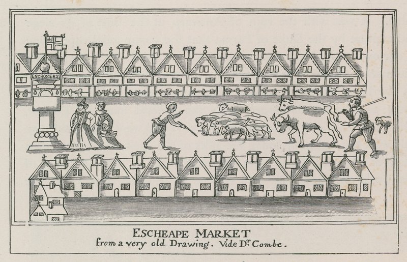 Eastcheap, noin 1598 tekijältä English School