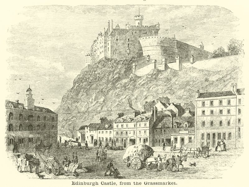 Edinburghin linna Grassmarketista tekijältä English School