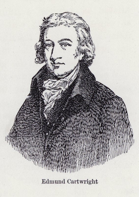 Edmund Cartwright, Englantilainen sähkökutomakoneen (litho) keksijä tekijältä English School