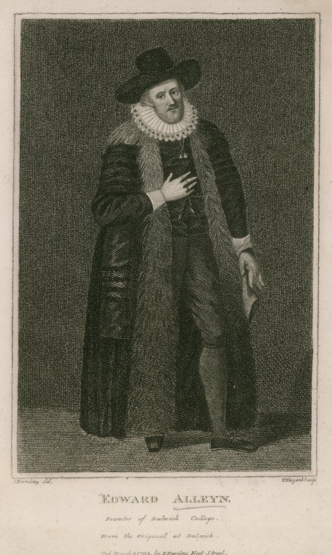 Edward Alleyn, Dulwich Collegen perustaja tekijältä English School