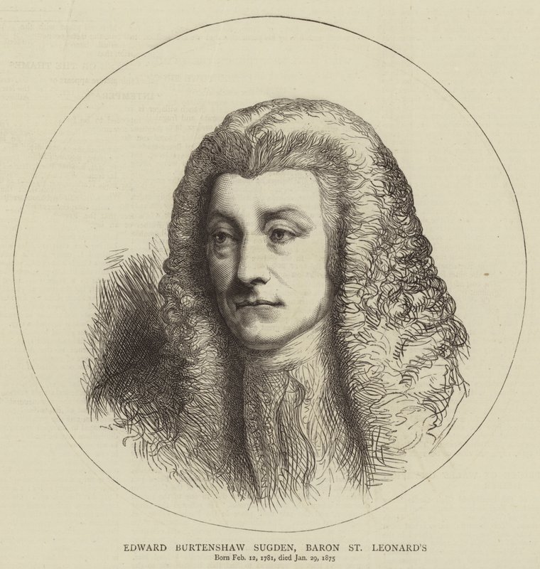 Edward Burtenshaw Sugden, paroni St Leonard