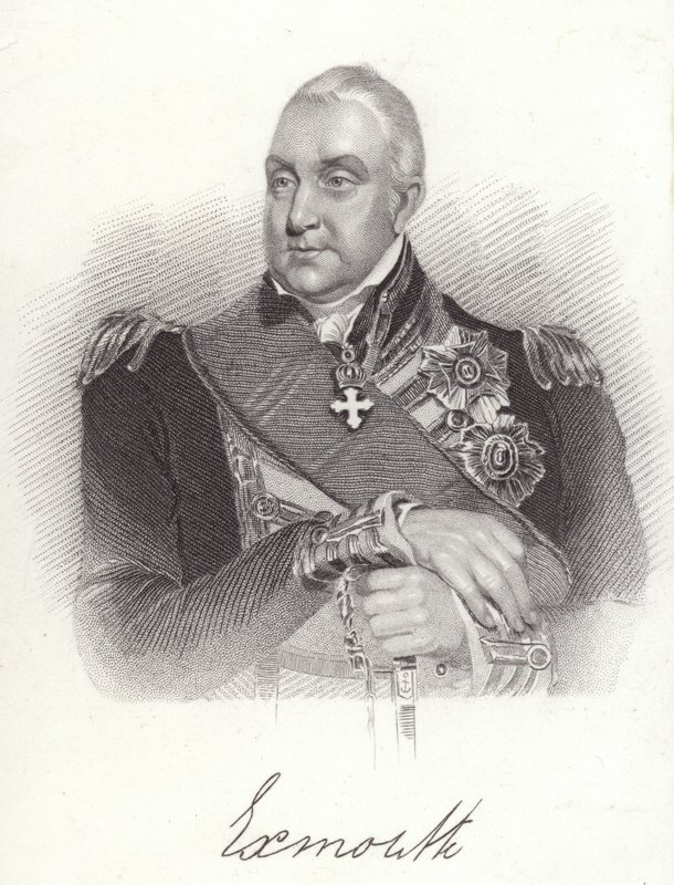 Edward Pellew, 1. varakreivi Exmouth, Britannian amiraali tekijältä English School