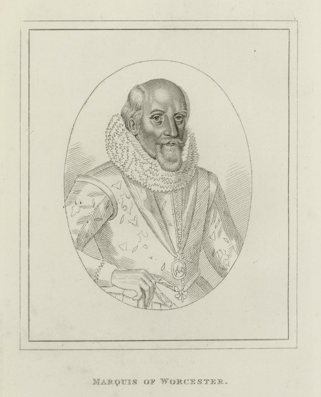 Edward Somerset, Worcesterin markiisi (kaiverrus) tekijältä English School