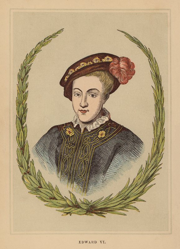 Edward VI (värillinen kaiverrus) tekijältä English School