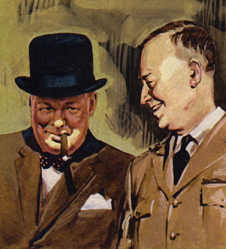 Eisenhower ja Winston Churchill tekijältä English School