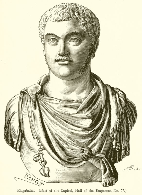 Elagabalus. (Kapitolin rintakuva, Keisareiden sali, nro 57) tekijältä English School