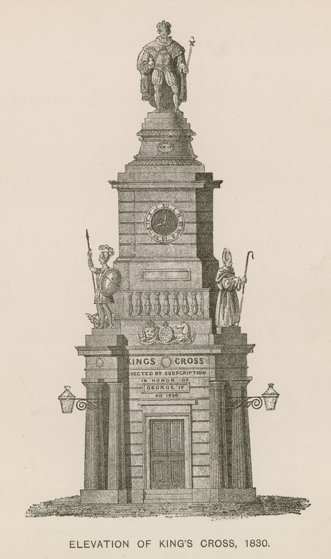 Elevation of Kings Cross, Lontoo, 1830 tekijältä English School