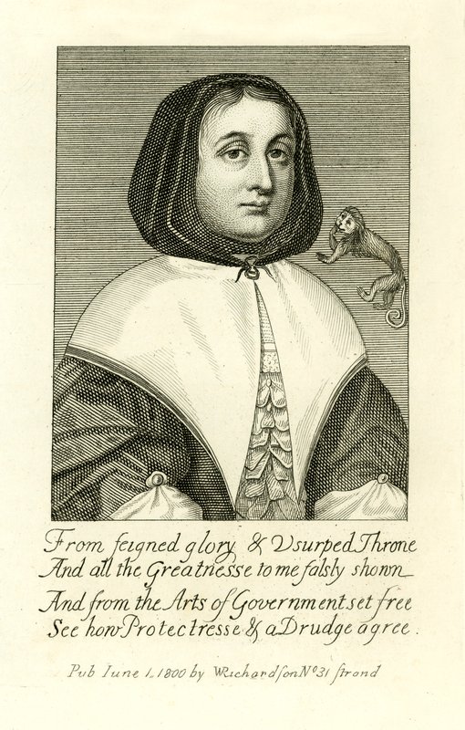 Elizabeth Cromwell, Oliver Cromwellin vaimo, kuvitus J. Grangerin Englannin biografisesta historiasta tekijältä English School