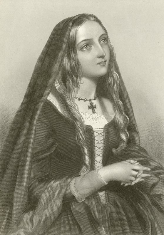 Elizabeth of Woodville, kuningas Edward IV:n kuningatar tekijältä English School