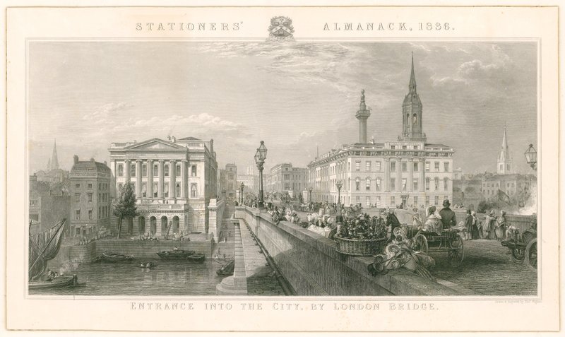 Sisäänkäynti Cityyn London Bridgen kautta tekijältä English School