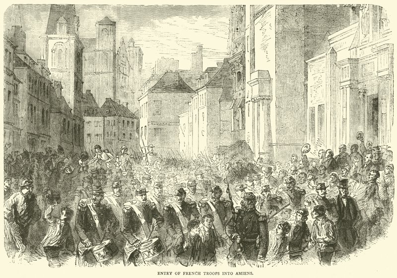 Ranskan joukkojen saapuminen Amiensiin, toukokuu 1871 tekijältä English School