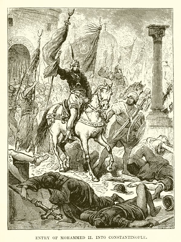 Muhammed II:n saapuminen Konstantinopoliin tekijältä English School