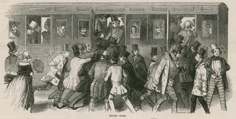 Epsom Races 1847: Rautatie - Toinen luokka tekijältä English School