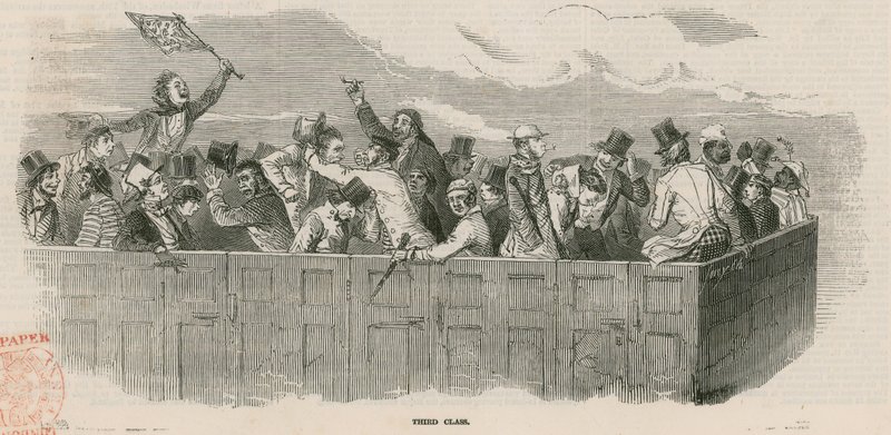 Epsom Races 1847: Rautatie - Kolmas luokka tekijältä English School