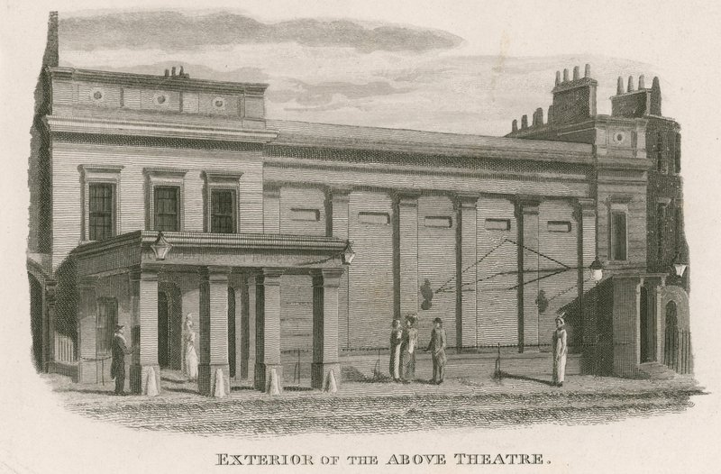 Regency Theatren ulkopuoli, Tottenham Street, Tottenham Court Road, Lontoo tekijältä English School