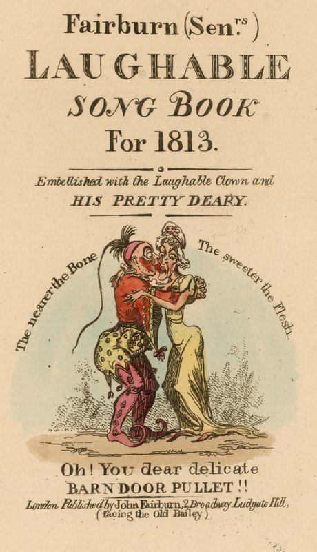 Fairburn senioreiden naurettava laulukirja vuodelta 1813 tekijältä English School