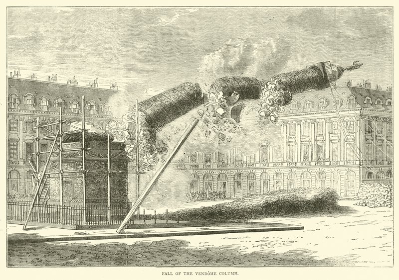 Vendome-pylvään putoaminen, huhtikuu 1871 tekijältä English School