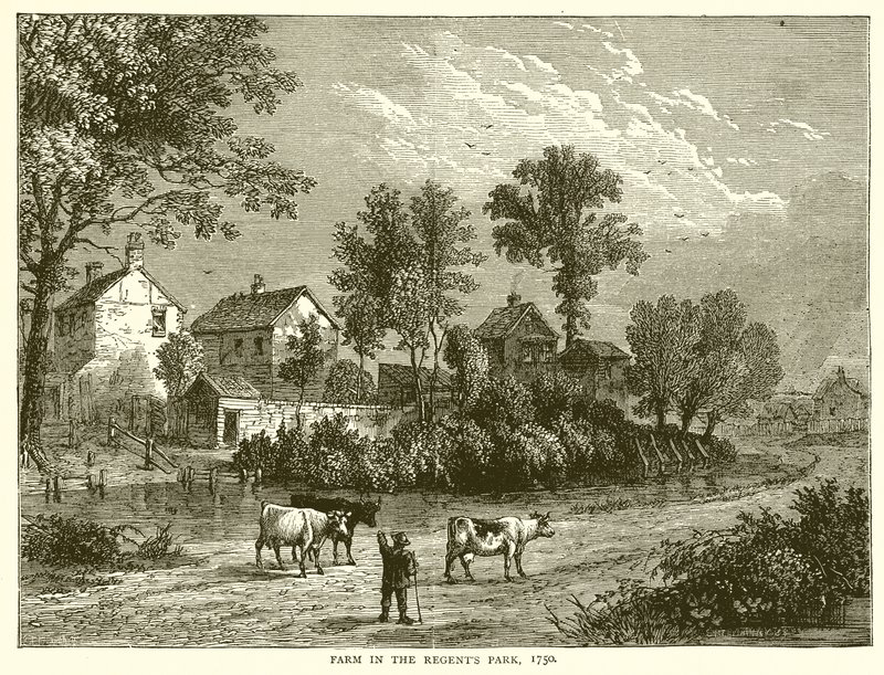 Maatila Regents Parkissa, 1750 tekijältä English School