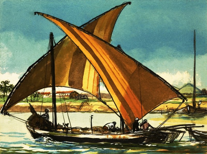 Felucca-veneet Niilillä tekijältä English School