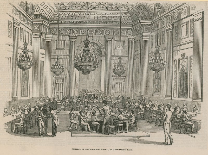 Madrigal-seuran festivaali, Freemasons Hall, Lontoo tekijältä English School
