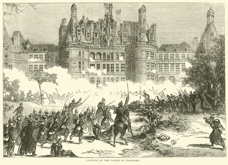 Taistelut Chambordin linnassa joulukuussa 1870 tekijältä English School