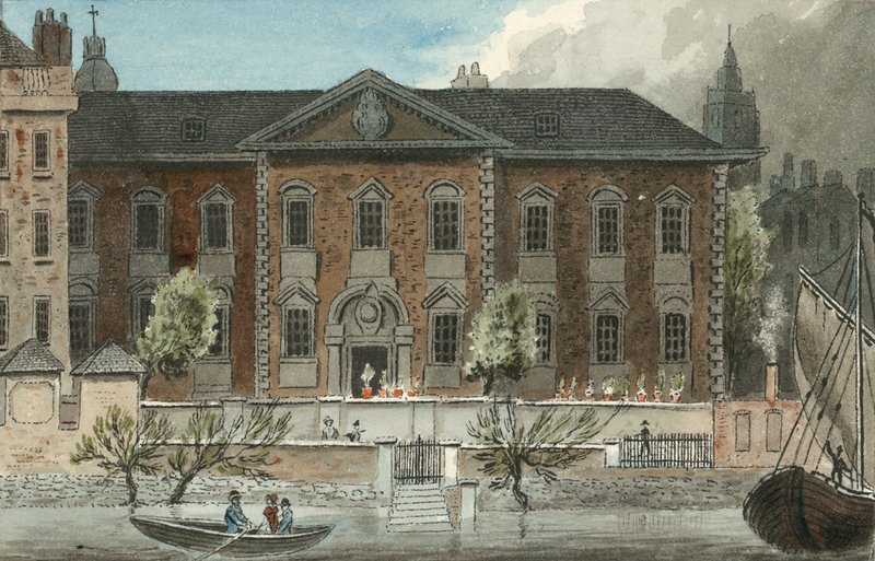 Fishmongers Hall, Upper Thames Street, Lontoo (wc paperilla) tekijältä English School