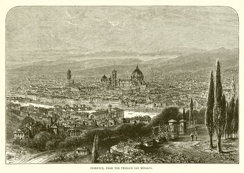 Firenze San Miniaton terassilta tekijältä English School