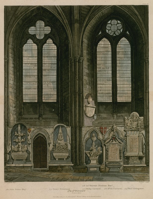 Neljäs ja viides ikkuna, North Aisle, Westminster Abbey, Lontoo tekijältä English School