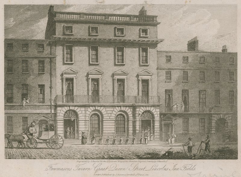 Freemasons Tavern, Great Duncan Street, Lincolns Inn Fields, Lontoo tekijältä English School