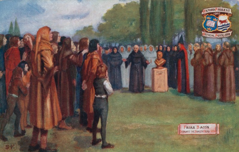 Friar Bacon näyttää Brazen Head, 1270 tekijältä English School
