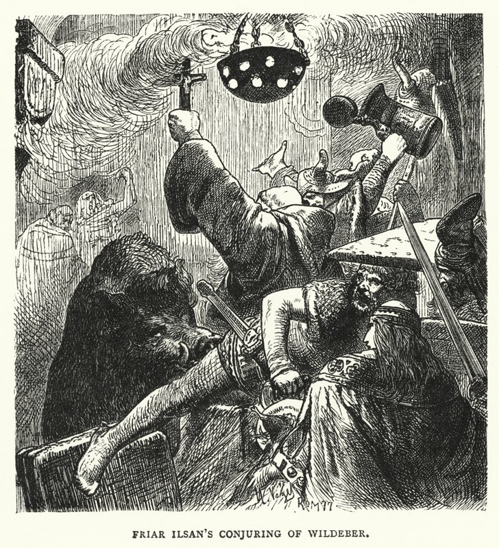 Friar Ilsanin Wildeberin loitsu (kaiverrus) tekijältä English School
