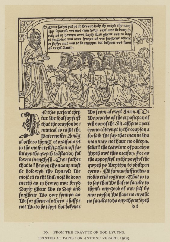 Traytte of God Lyuyngista, painettu Pariisissa Antoine Verardille tekijältä English School
