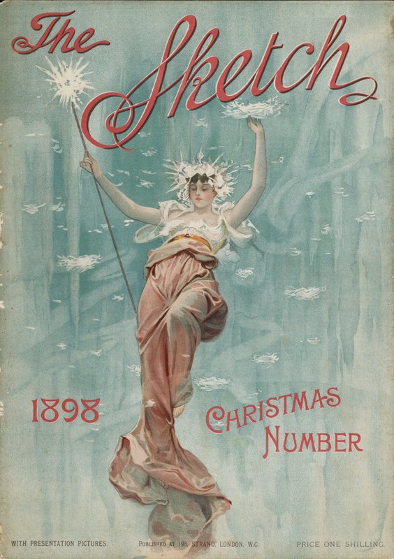 The Sketch Christmas Numberin etukansi, 1898 tekijältä English School