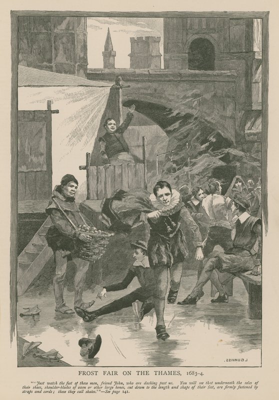 Frost Fair on Thames, 1683-84 tekijältä English School