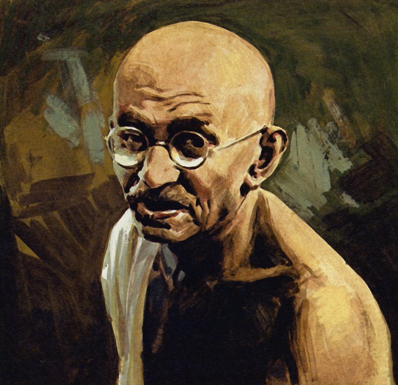 Gandhi tunnettiin nimellä Mahatma tai suuri sielu tekijältä English School