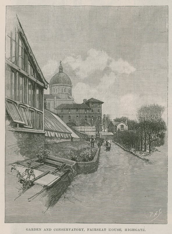 Puutarha ja viherhuone, Fairseat House, Highgate tekijältä English School