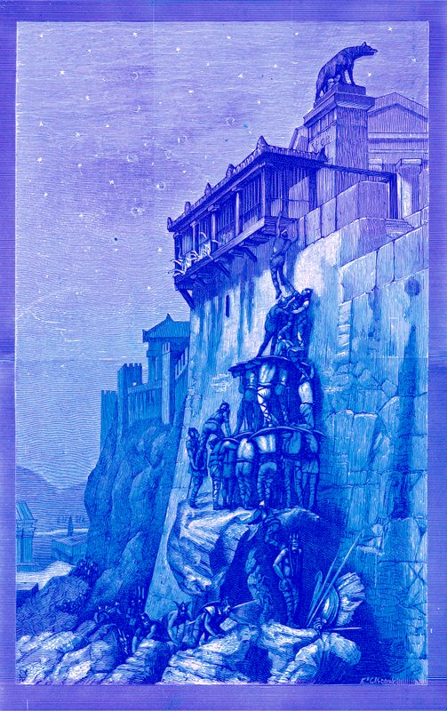 Geese Capitol, IIiltration Rooman historiasta Victor Duruy, julkaistu 1884 (digitaalisesti parannettu kuva) tekijältä English School