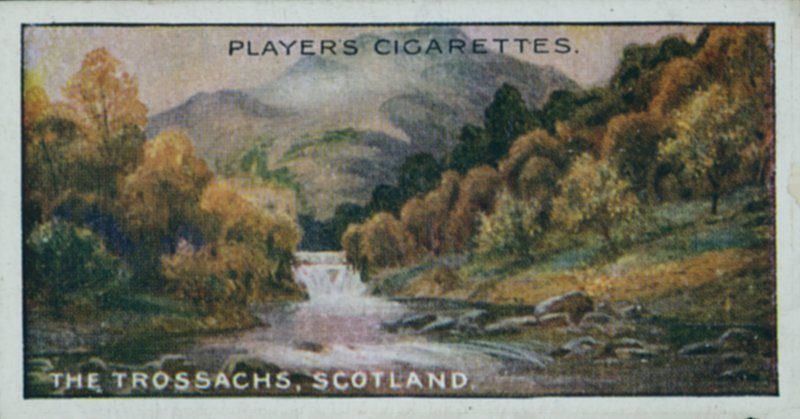 Britannian maisemien jalokivet: Trossachs, Skotlanti (värilitro) tekijältä English School