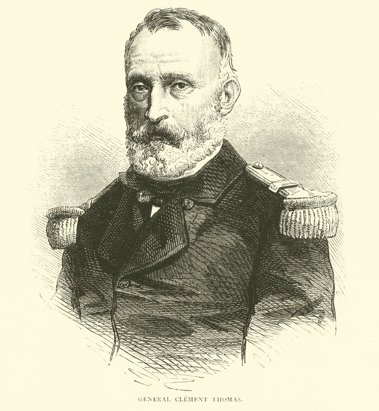 Kenraali Clement Thomas, maaliskuu 1871 tekijältä English School