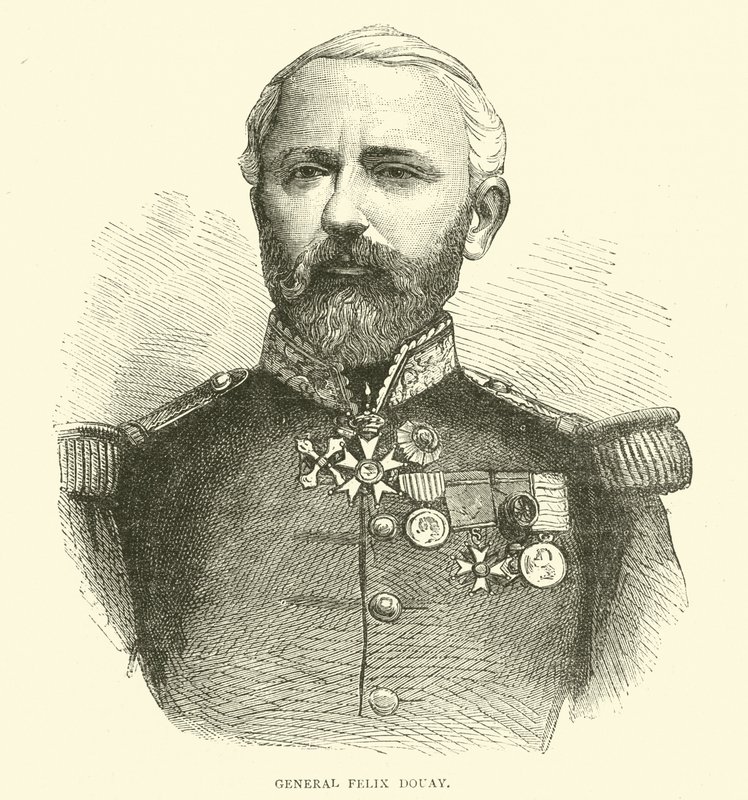 Kenraali Felix Douay, 1870 tekijältä English School