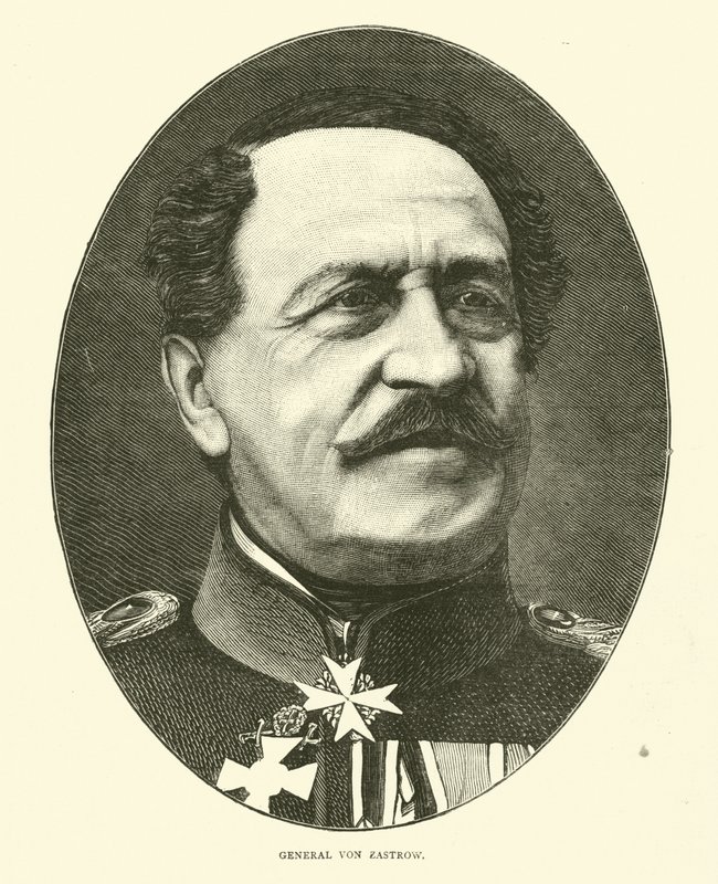 Kenraali von Zastrow, syyskuu 1870 tekijältä English School