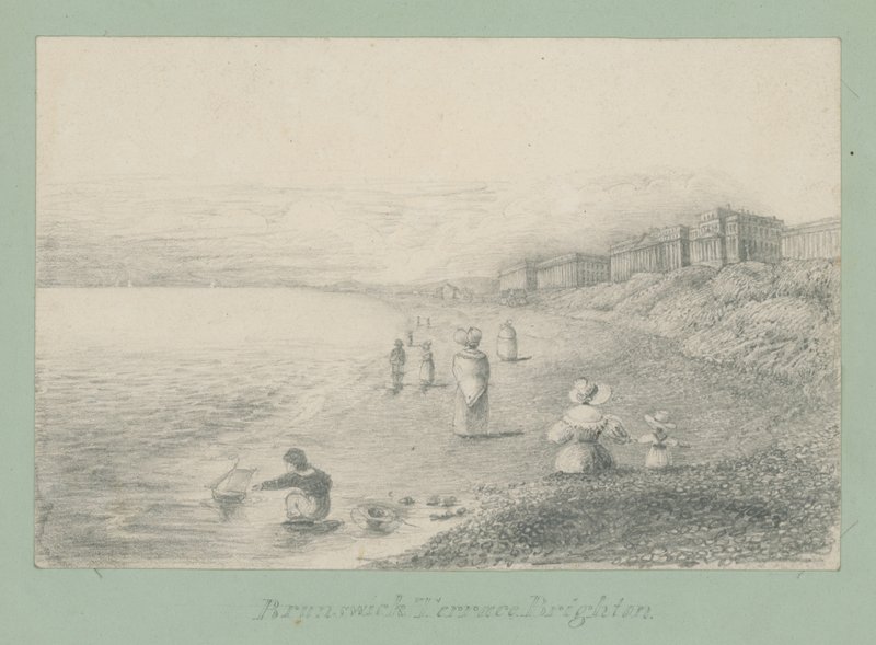 Yleisnäkymä Brunswick Terracesta Brightonissa tekijältä English School