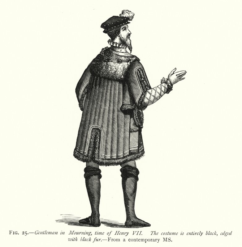 Gentleman in Mourning, Henry VII:n aika (kaiverrus) tekijältä English School