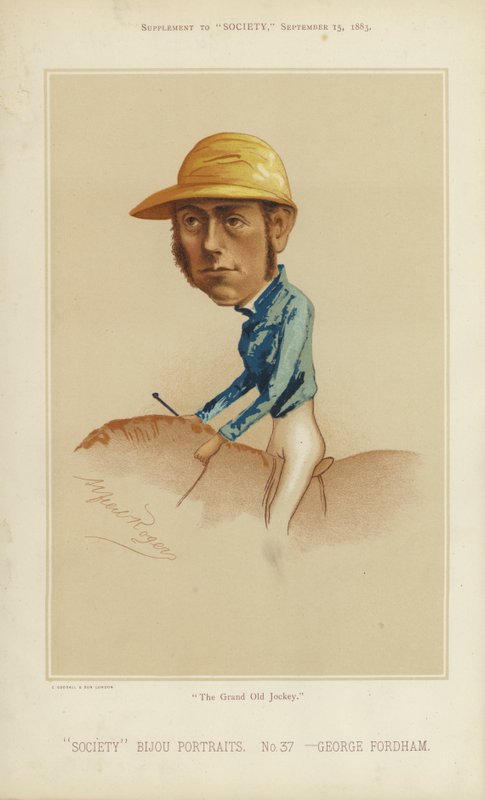 George Fordham, jockey (väri litho) tekijältä English School