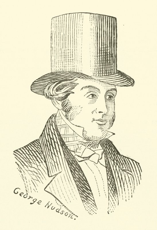George Hudson, rautateiden kuningas (kaiverrus) tekijältä English School
