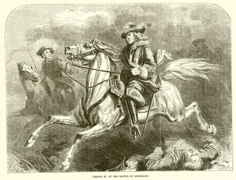 George II. Dettingenin taistelussa tekijältä English School
